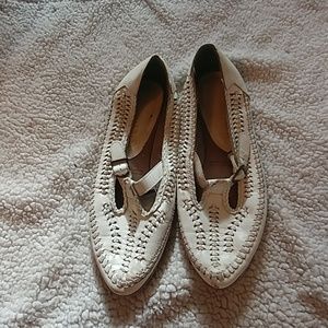 Vintage slip on buckle shoes